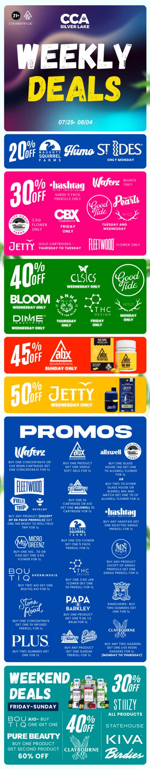 CCA Weekly Deals 0729- 0804