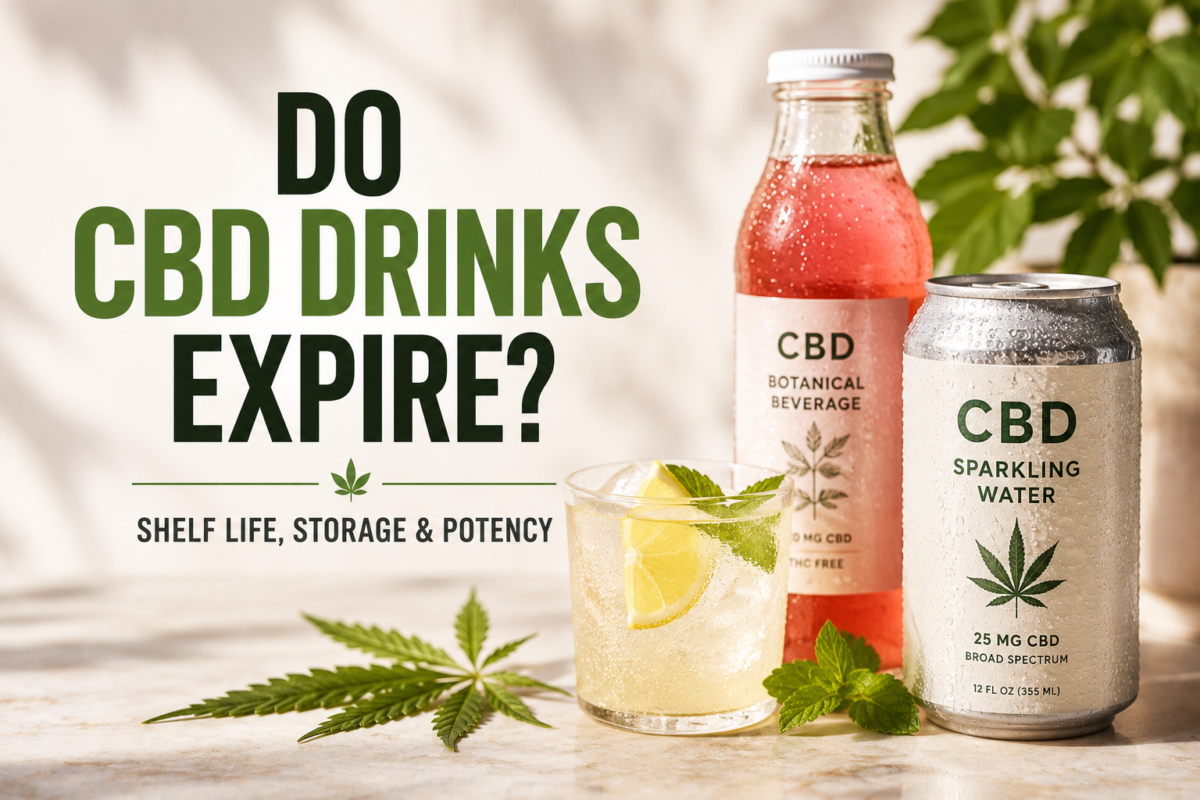 Do CBD Drinks Expire? Shelf Life, Storage & Potency