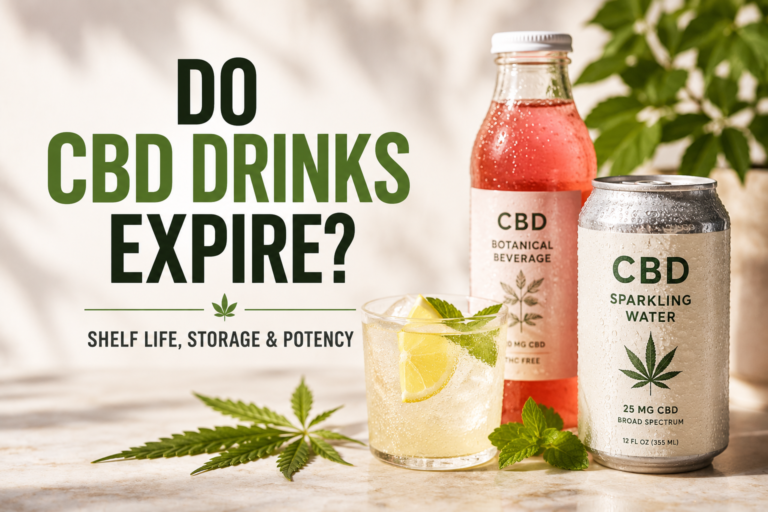 Do CBD Drinks Expire? Shelf Life, Storage & Potency