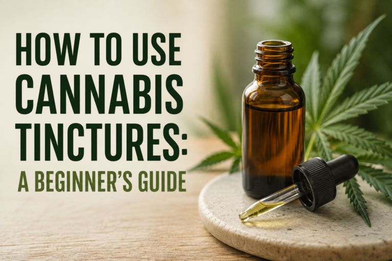 How to Use Cannabis Tinctures